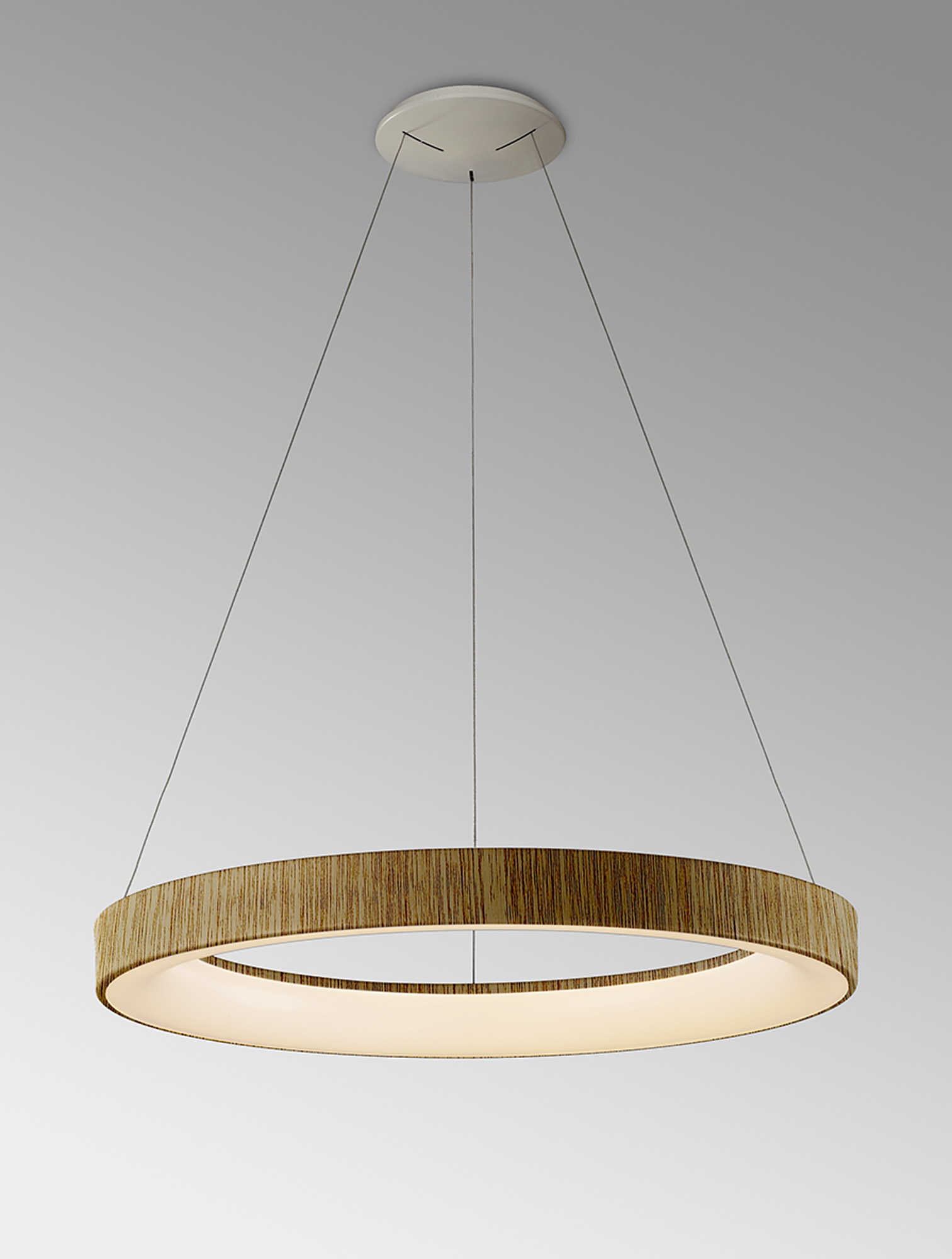 Niseko II Wood Ceiling Lights Mantra Ring Pendants